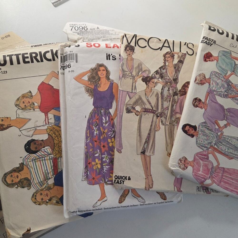 Vintage sewing patterns